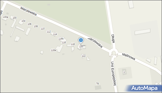Inowrocław, Marulewska, 120, mapa Inowrocławia