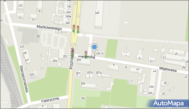 Inowrocław, Mątewska, 1, mapa Inowrocławia