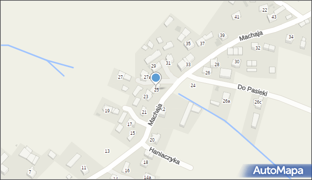 Jabłonka, Machaja Ferdynanda, ks., 25, mapa Jabłonka