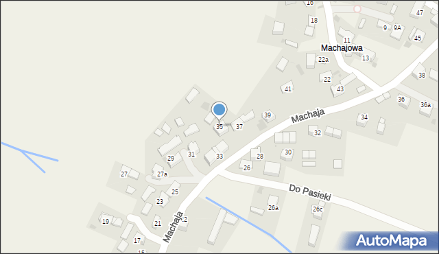 Jabłonka, Machaja Ferdynanda, ks., 35, mapa Jabłonka