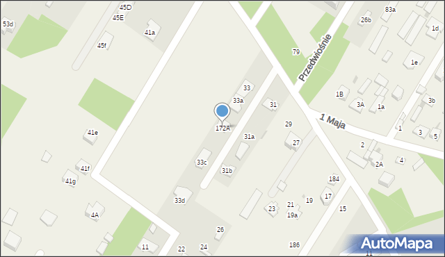 Jabłonna, Marmurowa, 33b, mapa Jabłonna