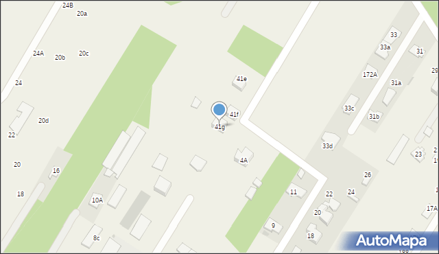 Jabłonna, Marmurowa, 41g, mapa Jabłonna