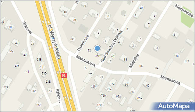 Jabłonna, Marmurowa, 90, mapa Jabłonna