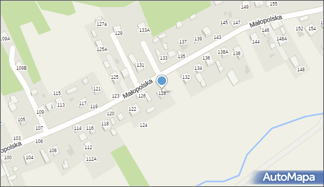 Jadowniki, Małopolska, 128, mapa Jadowniki