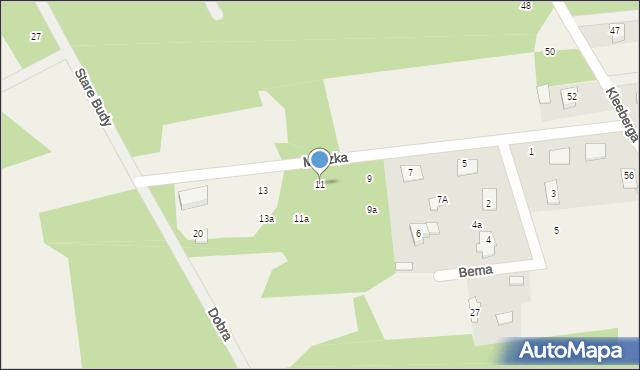 Jaktorów-Kolonia, Maczka Stanisława, gen., 11, mapa Jaktorów-Kolonia