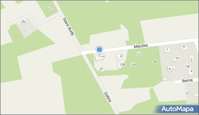 Jaktorów-Kolonia, Maczka Stanisława, gen., 15, mapa Jaktorów-Kolonia