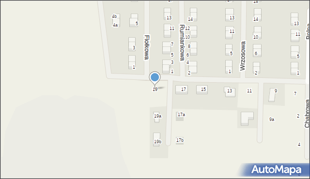 Janczewo, Makowa, 19, mapa Janczewo