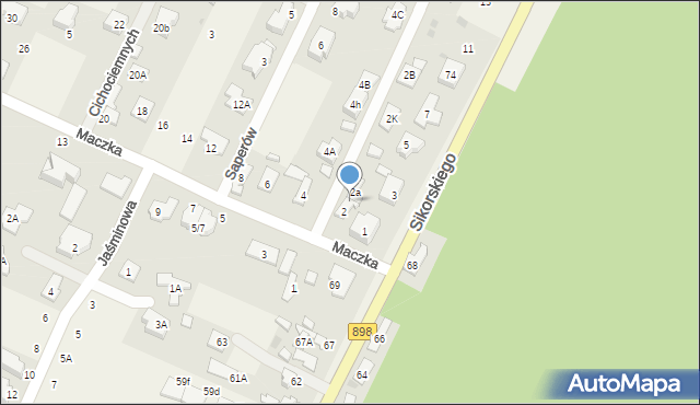 Janów, Maczka Stanisława, gen., 2/2A, mapa Janów