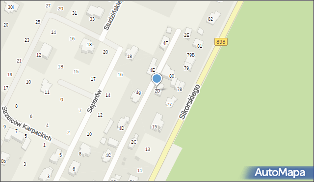 Janów, Maczka Stanisława, gen., 2D, mapa Janów