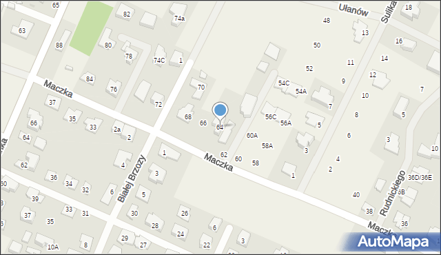 Janów, Maczka Stanisława, gen., 64, mapa Janów