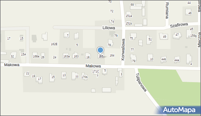 Janów, Makowa, 16, mapa Janów