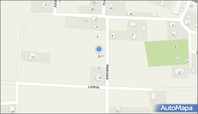 Janów, Makowa, 10, mapa Janów
