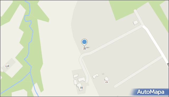 Jasło, Mastejów Adeli i Marcina, 39, mapa Jasła