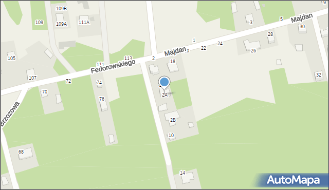 Jastkowice, Majdan, 2A, mapa Jastkowice