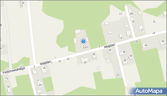 Jastkowice, Majdan, 3, mapa Jastkowice