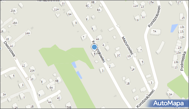 Jastrzębie-Zdrój, Mazurowiec, 5, mapa Jastrzębie-Zdrój