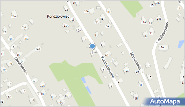 Jastrzębie-Zdrój, Mazurowiec, 7, mapa Jastrzębie-Zdrój