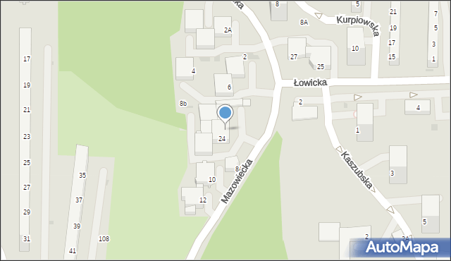 Jastrzębie-Zdrój, Mazowiecka, 8, mapa Jastrzębie-Zdrój