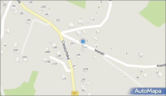 Jastrzębie-Zdrój, Matejki Jana, 2, mapa Jastrzębie-Zdrój