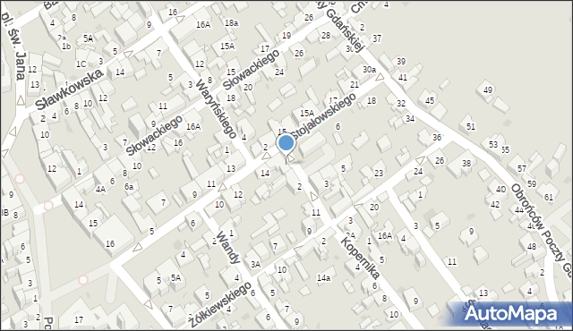 Jaworzno, Mały Rynek, 1, mapa Jaworzno