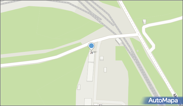 Jaworzno, Martyniaków, 28, mapa Jaworzno