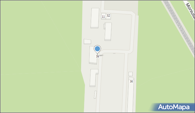 Jaworzno, Martyniaków, 34, mapa Jaworzno