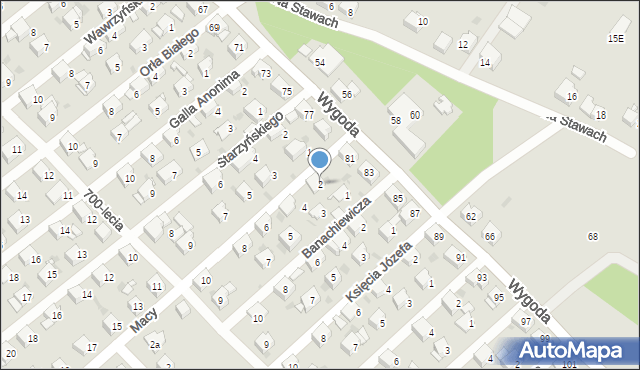 Jaworzno, Macy Józefa, 2, mapa Jaworzno