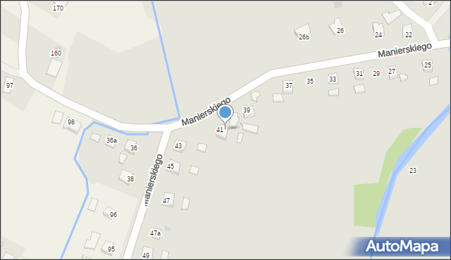 Jedlicze, Manierskiego Wincentego, 41/1, mapa Jedlicze