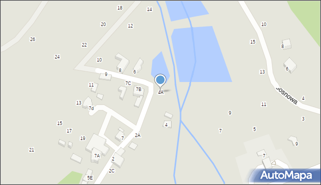 Jelenia Góra, Maciejowska, 4A, mapa Jelenia Góra