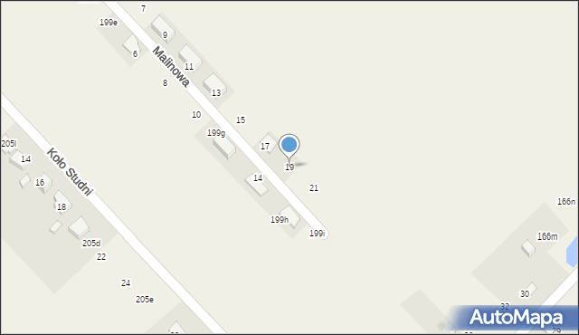 Jerzmanowice, Malinowa, 19, mapa Jerzmanowice