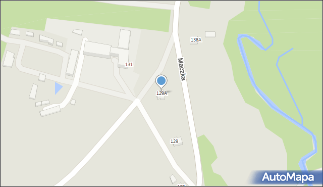 Jordanów, Maczka Stanisława, gen., 129A, mapa Jordanów