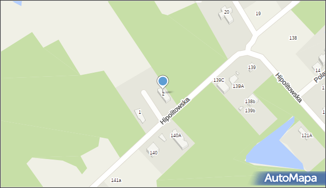 Józefin, Malwy, 2, mapa Józefin