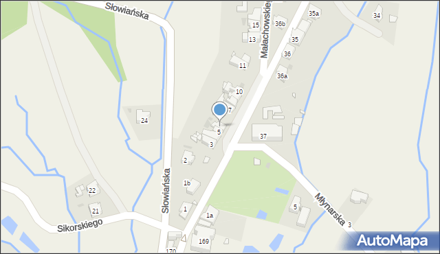 Jugów, Małachowskiego Stanisława, 6, mapa Jugów