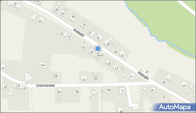 Kaczyce, Matejki Jana, 17, mapa Kaczyce