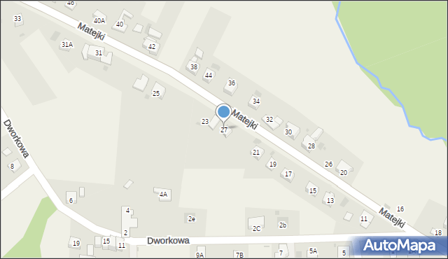 Kaczyce, Matejki Jana, 27, mapa Kaczyce