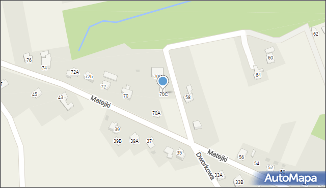 Kaczyce, Matejki Jana, 70C, mapa Kaczyce