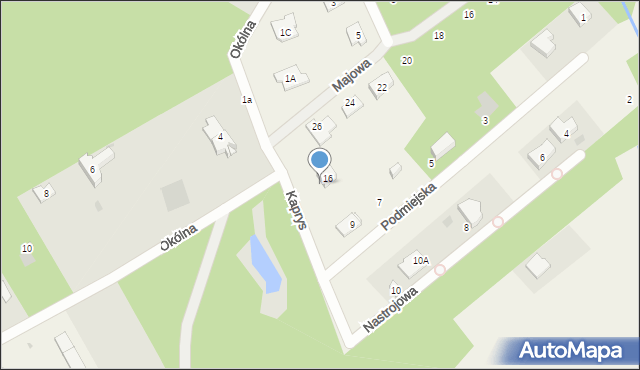 Kady, Majowa, 128, mapa Kady