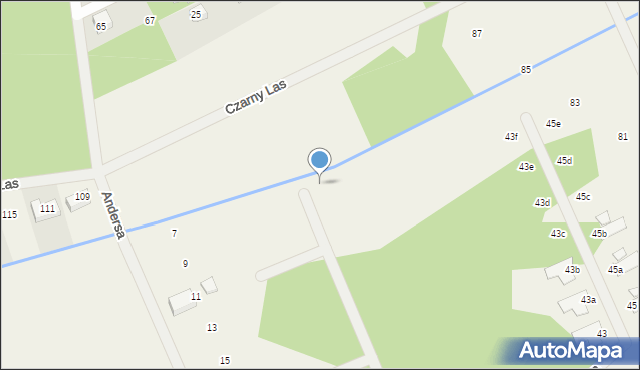 Kajetany, Mahoniowa, 37w, mapa Kajetany