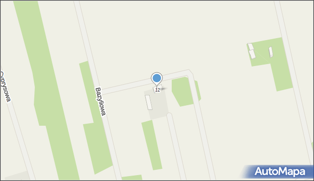 Kaleń-Towarzystwo, Magnolii, 12, mapa Kaleń-Towarzystwo