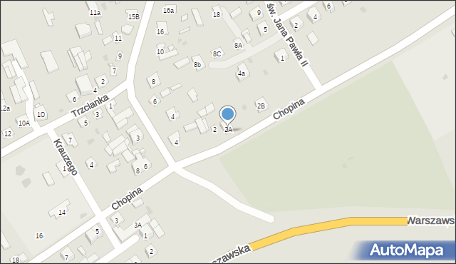 Kałuszyn, Martyrologii, 2a, mapa Kałuszyn