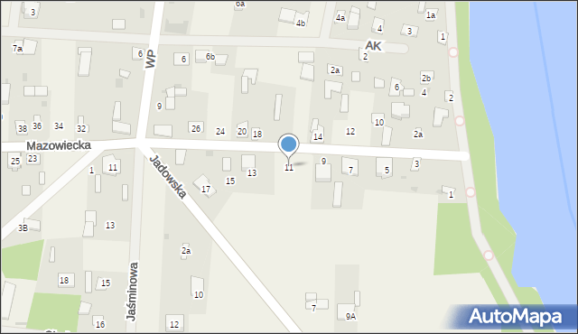 Kamieńczyk, Mazowiecka, 11, mapa Kamieńczyk
