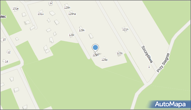 Kamieńczyk, Mazowiecka, 129n, mapa Kamieńczyk