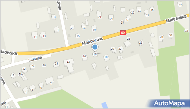 Karniewo, Makowska, 16, mapa Karniewo