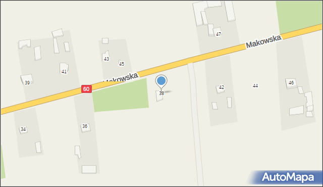 Karniewo, Makowska, 38, mapa Karniewo