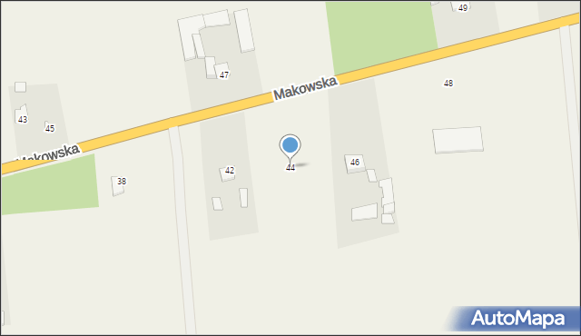 Karniewo, Makowska, 44, mapa Karniewo