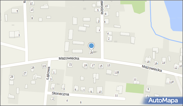 Karniewo, Mazowiecka, 20, mapa Karniewo