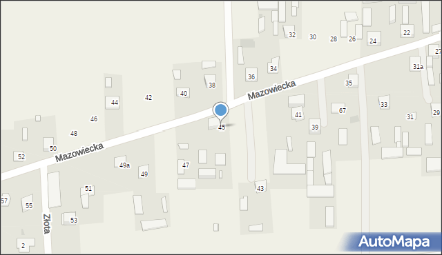 Karpin, Mazowiecka, 45, mapa Karpin