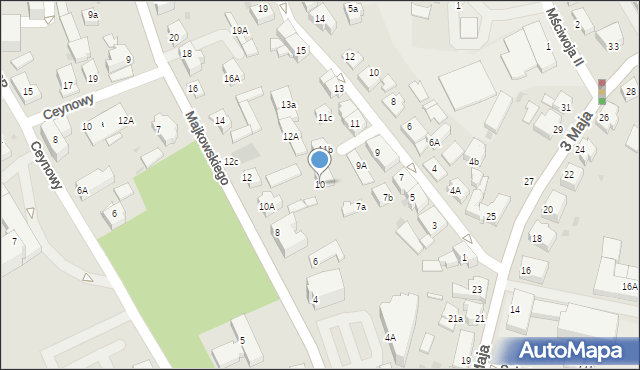 Kartuzy, Majkowskiego Aleksandra, dr., 10, mapa Kartuzy