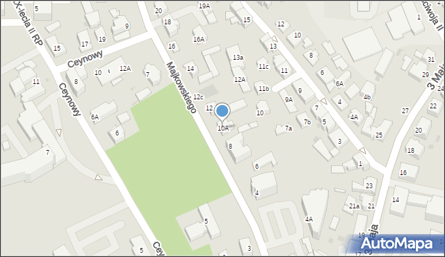 Kartuzy, Majkowskiego Aleksandra, dr., 10A, mapa Kartuzy