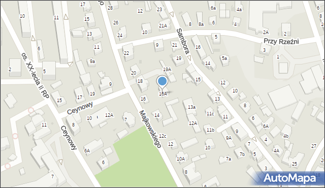 Kartuzy, Majkowskiego Aleksandra, dr., 16A, mapa Kartuzy